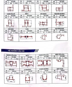 Hệ thủy lực - hệ nhôm 65